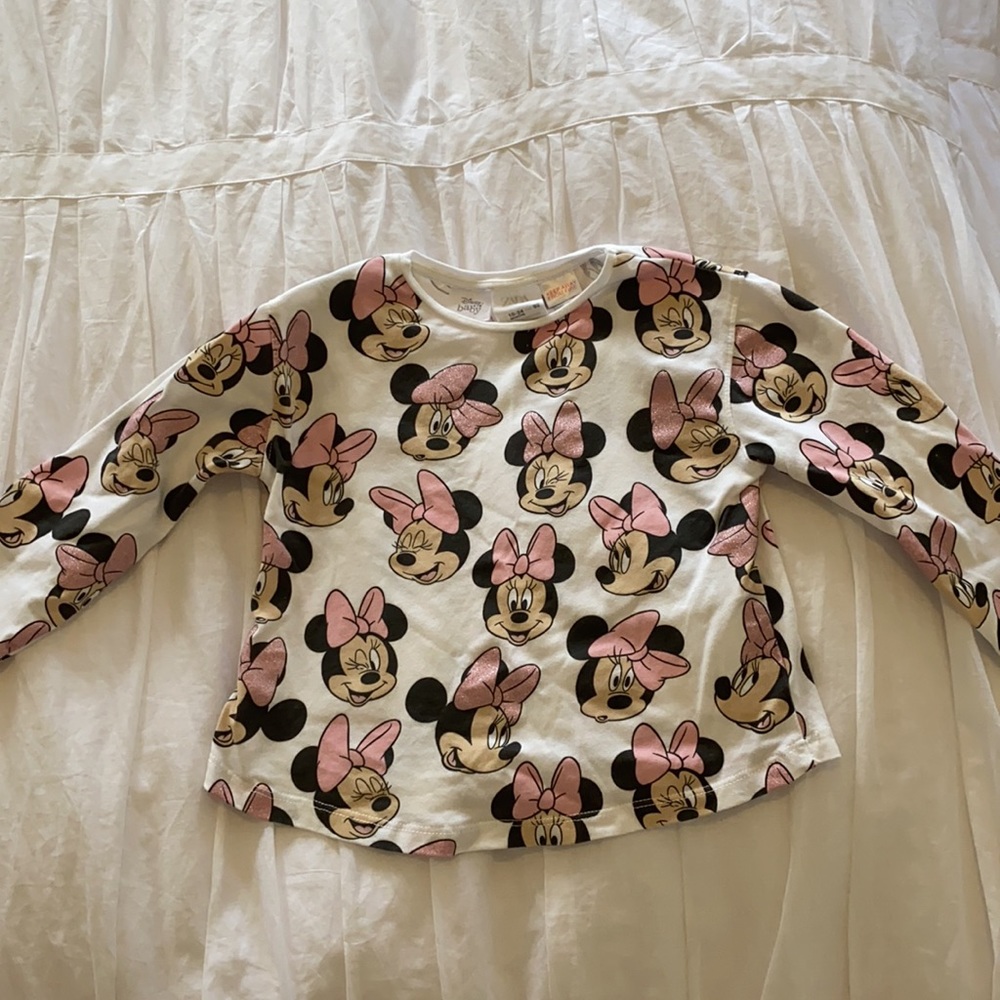 Zara Minnie Mouse Long Sleeve